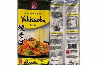 Macarrão para Yakissoba Largo - Alfa 500g